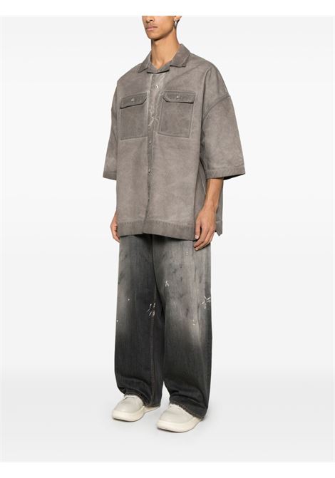 Gunmetal grey Magnum Tommy shirt Rick Owens DRKSHDW - men RICK OWENS DRKSHDW | DU01E3290CVS34